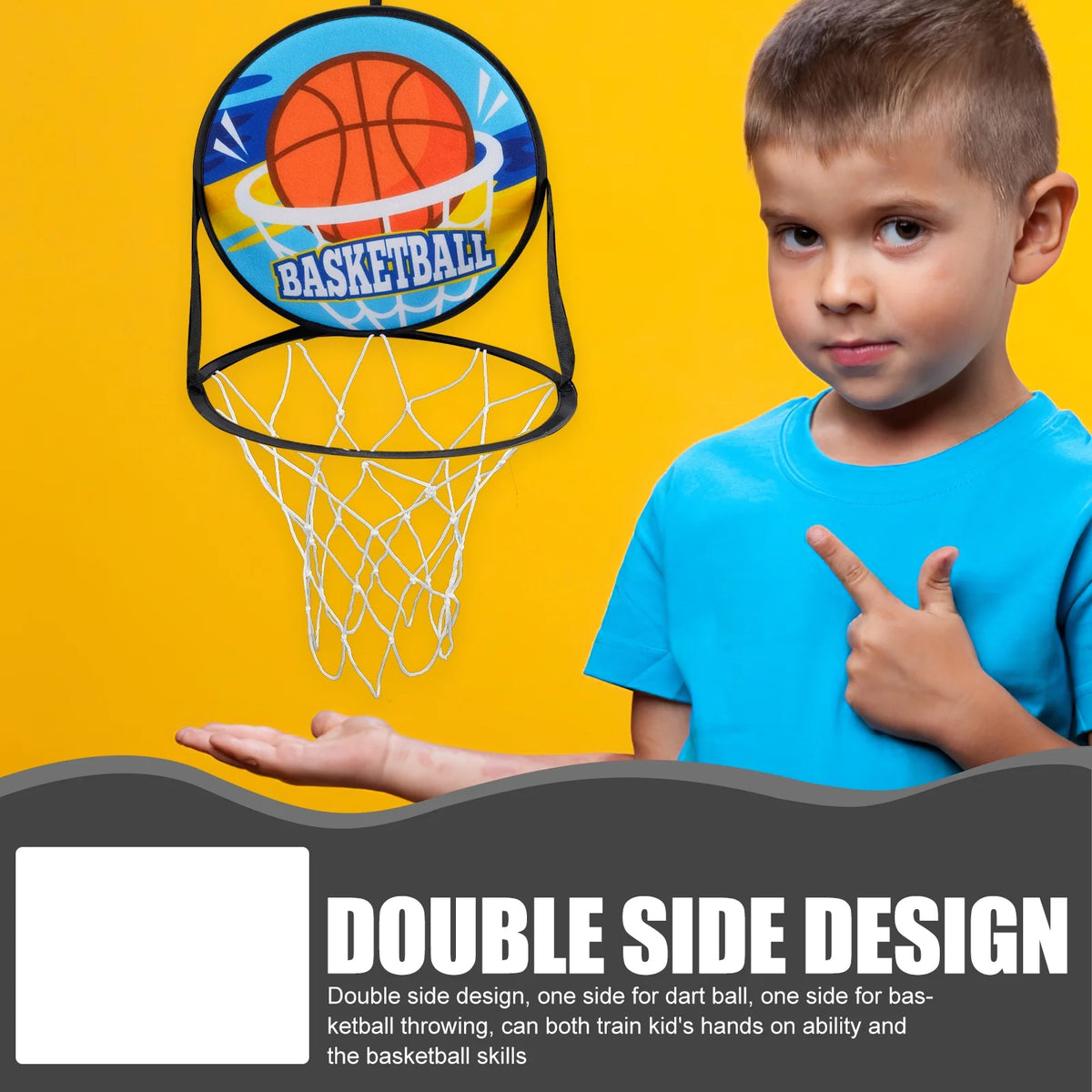 Double Sided Dart Board Sticky Ball Set B12846