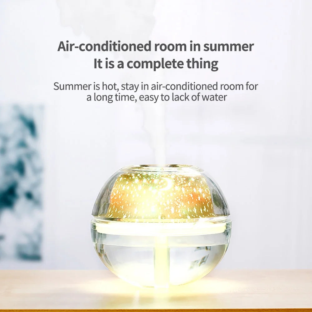 500ml USB Mini Air Humidifier With Night Light D305