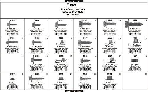 Universal Body Bolt Fastener Assortment J84363