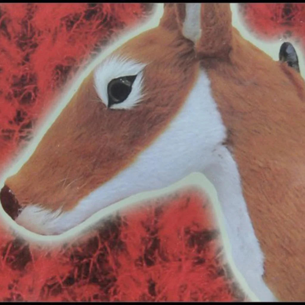 Stuffed Deer Head Wall Hanging Decor M861428