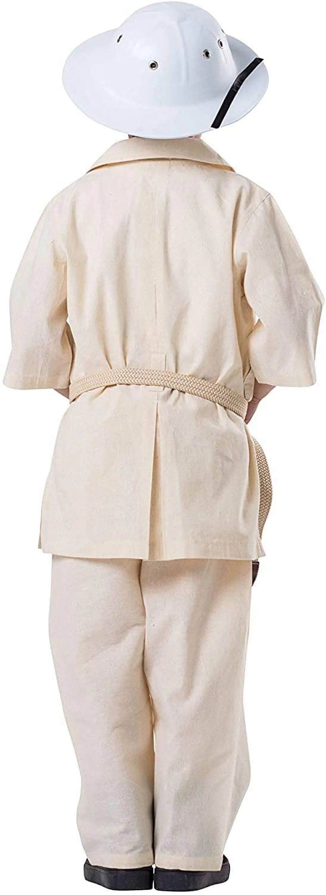 Kids Safari Explorer Shirt Pant Costume with Belt & Pith Helmet O37757