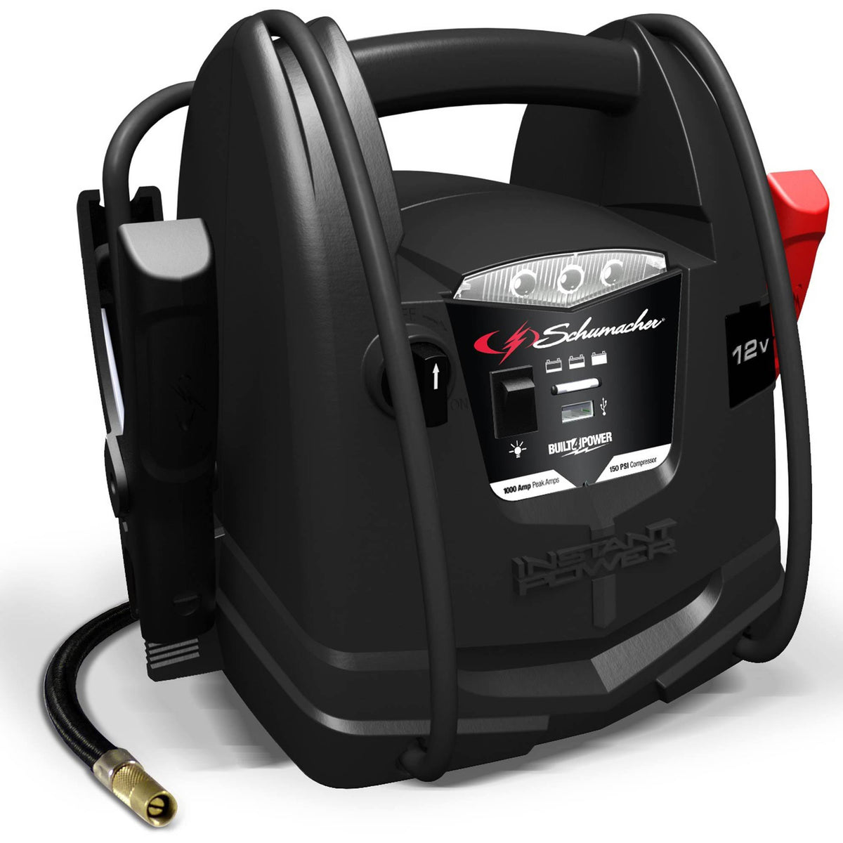 1000A 12V Jump Starter with Air Compressor B319