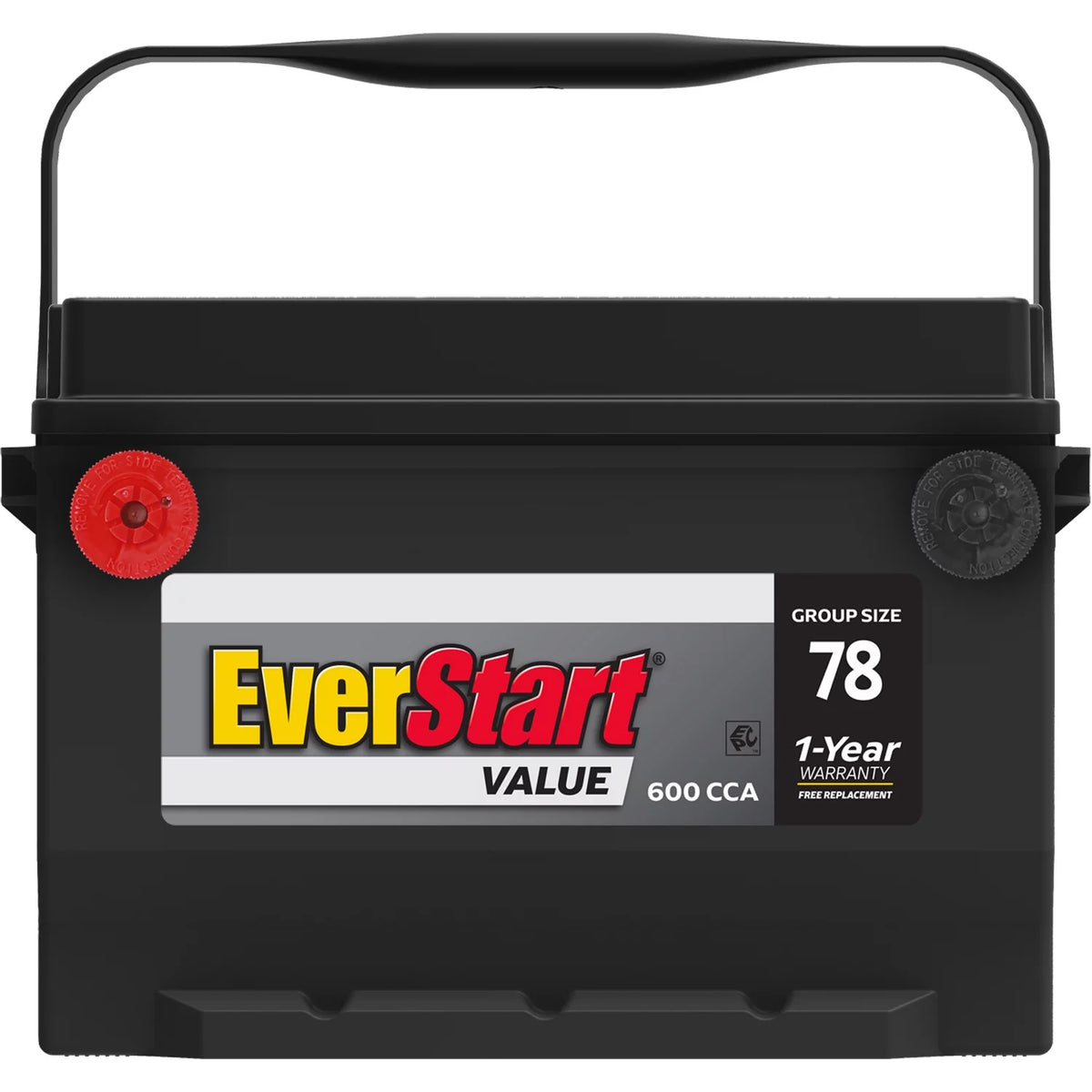 Lead Acid Automotive Battery Group Size 78 12 Volt 600 CCA C93758