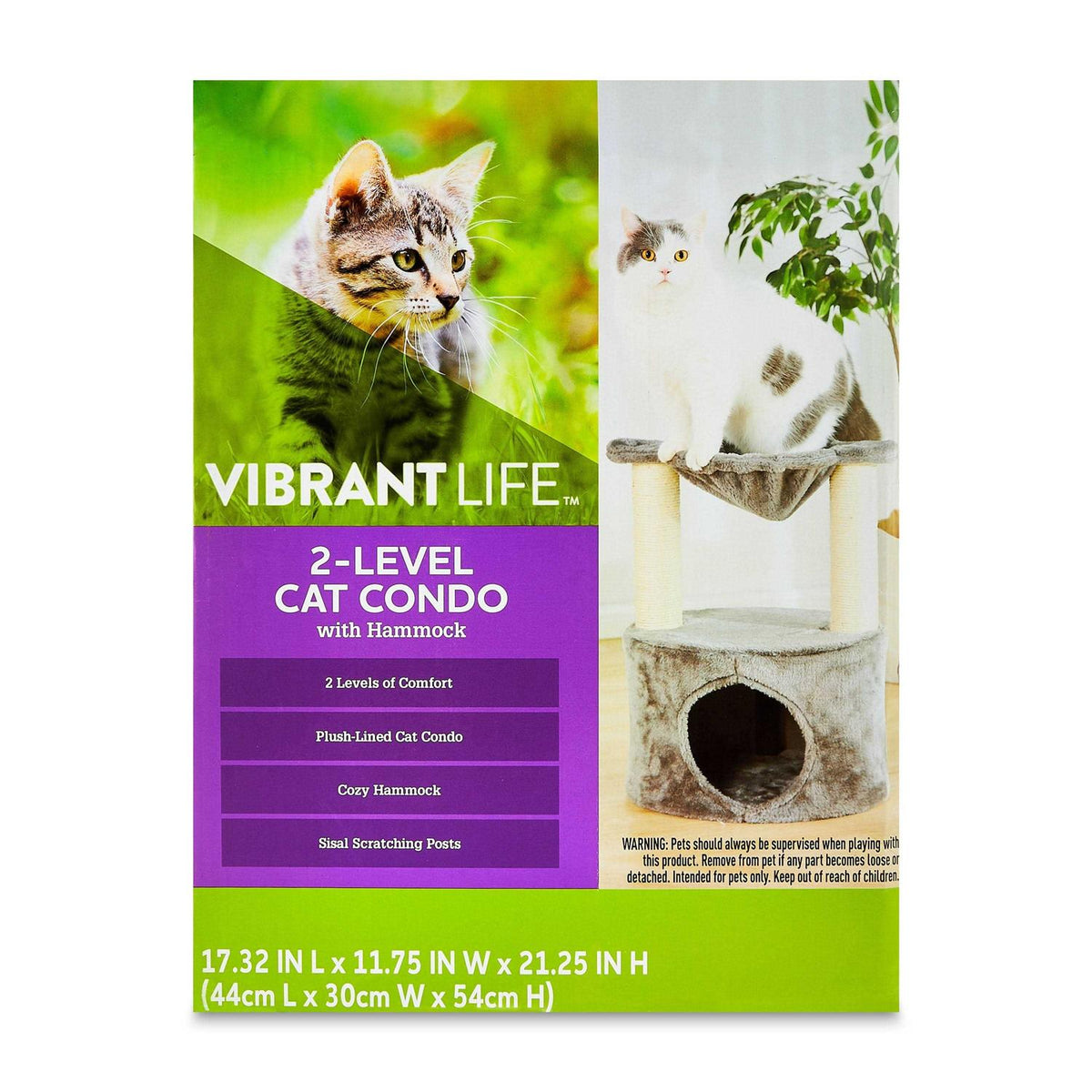 Medium Cat Condo with Hammock V438