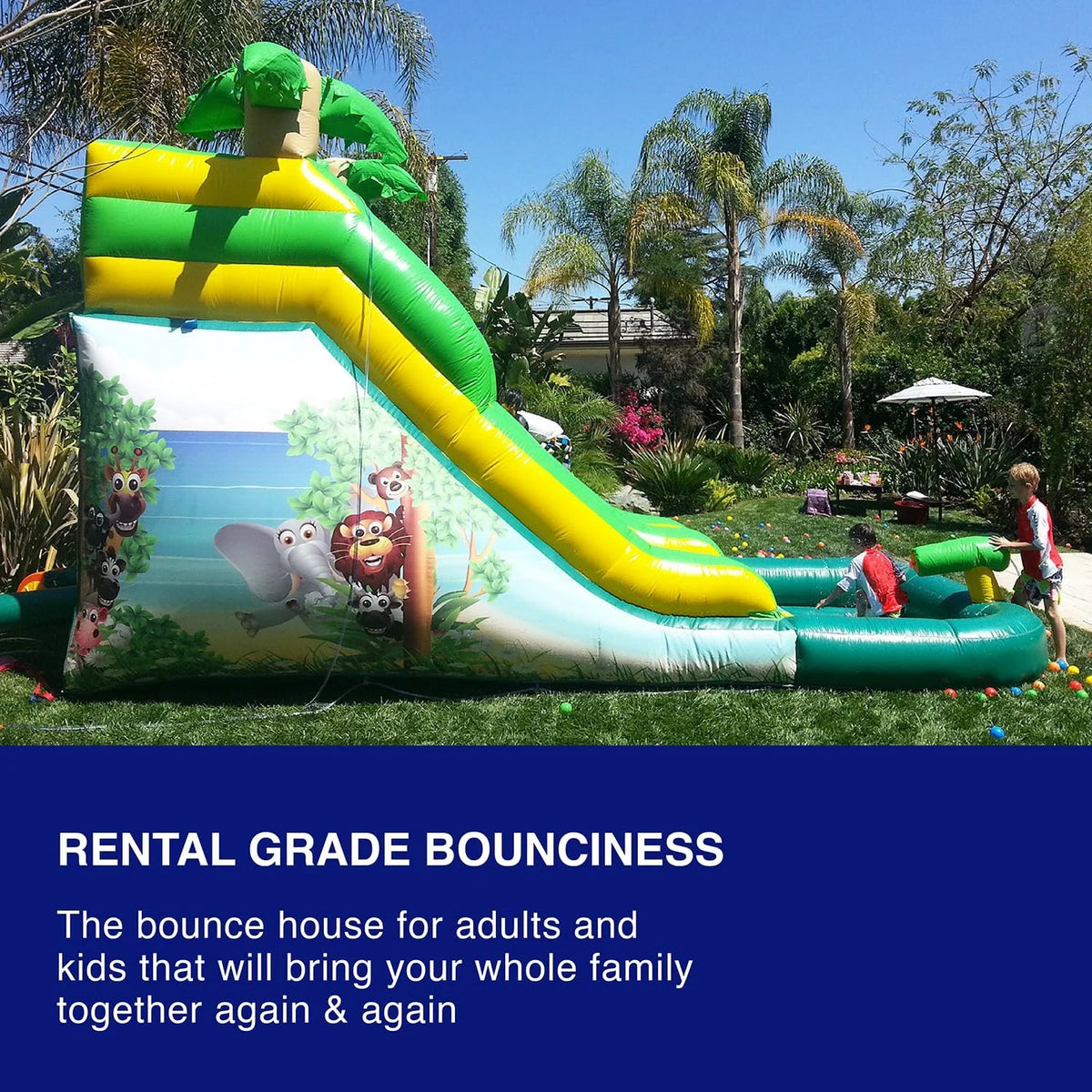 Inflatable Water Slide with Splash Pool H414