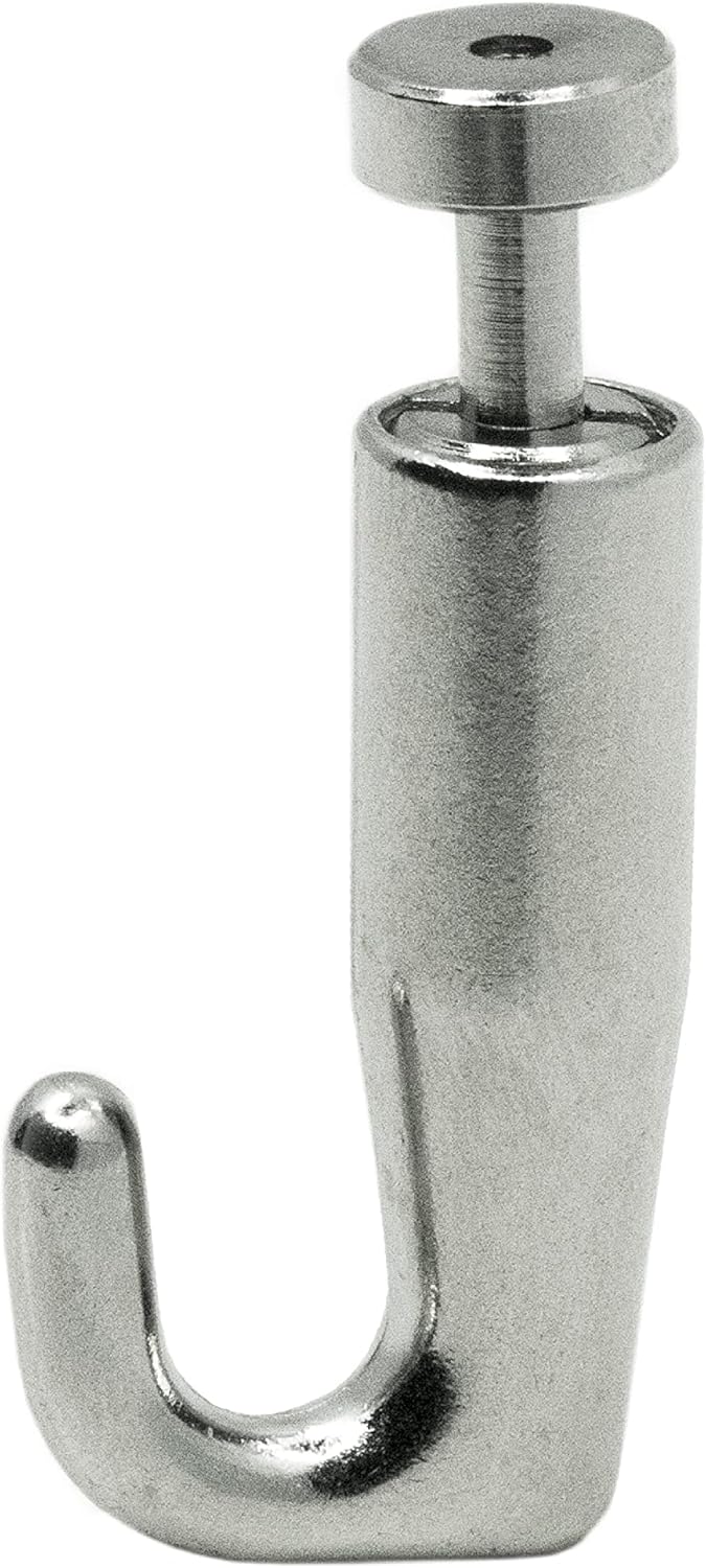 Adjustable Hooks for Gallery Picture Hanging System fits 2.0mm Steel Cables - 10 Pack Y968188