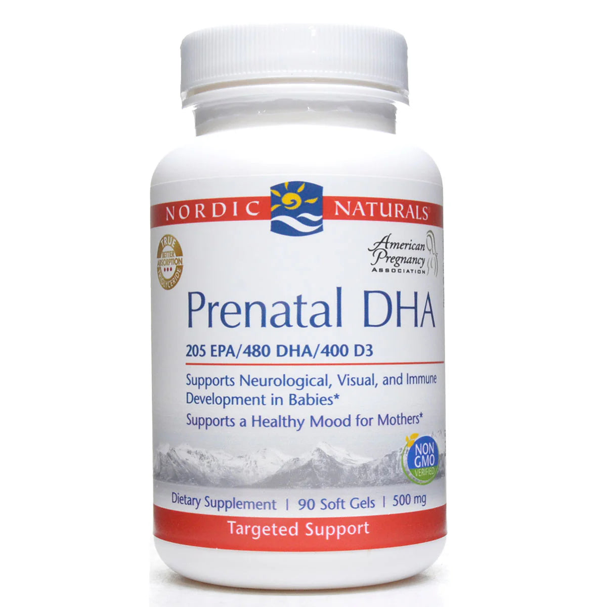 Prenatal DHA 500 mg 90 gels L598675