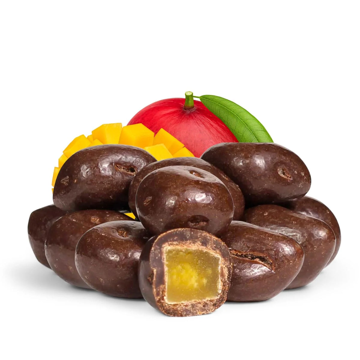10 Lbs Milk Chocolate Covered Dried Mango I1861