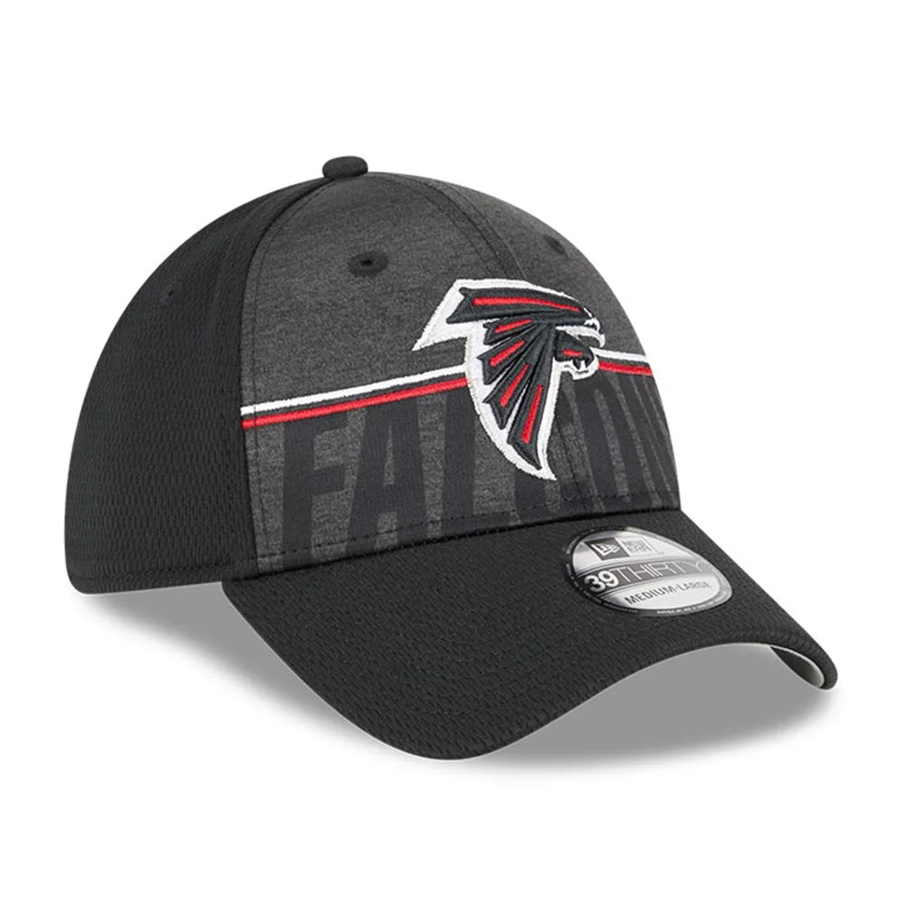 Black Atlanta Falcons 39THIRTY Flex Fit Hat Z586544
