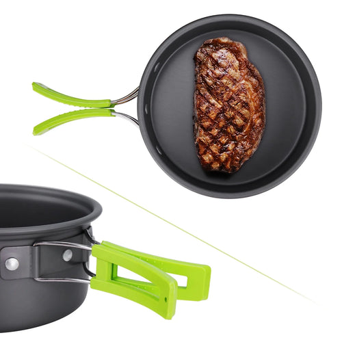15 Pcs Non Stick Camping Cookware Set B7544