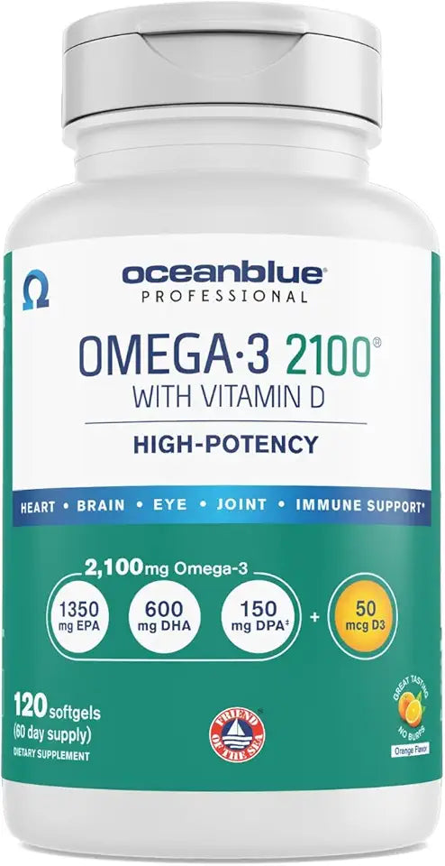 Omega-3 Fish Oil Supplement with Vitamin D3 C842