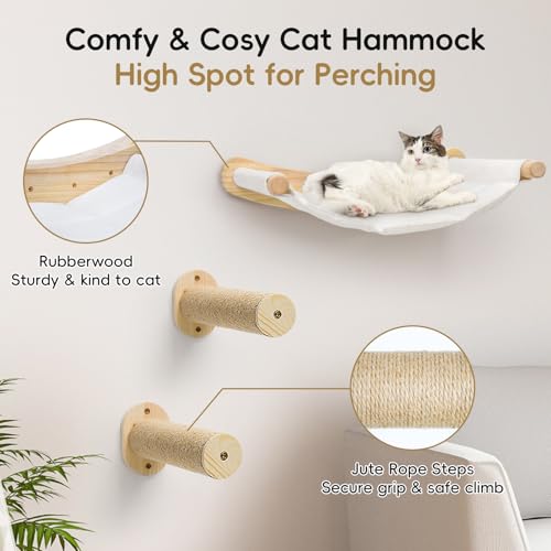 Cat Wall Hammock with 2 Steps S569