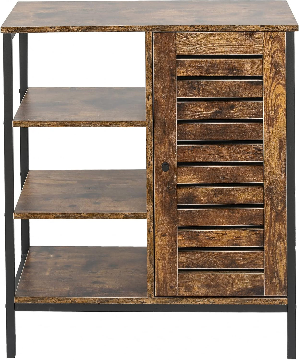 White 4 Drawer Wood Bathroom Floor Storage Cabinet S354359