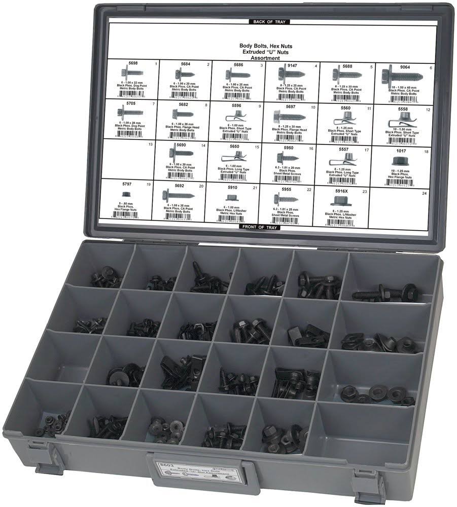 Universal Body Bolt Fastener Assortment J84363