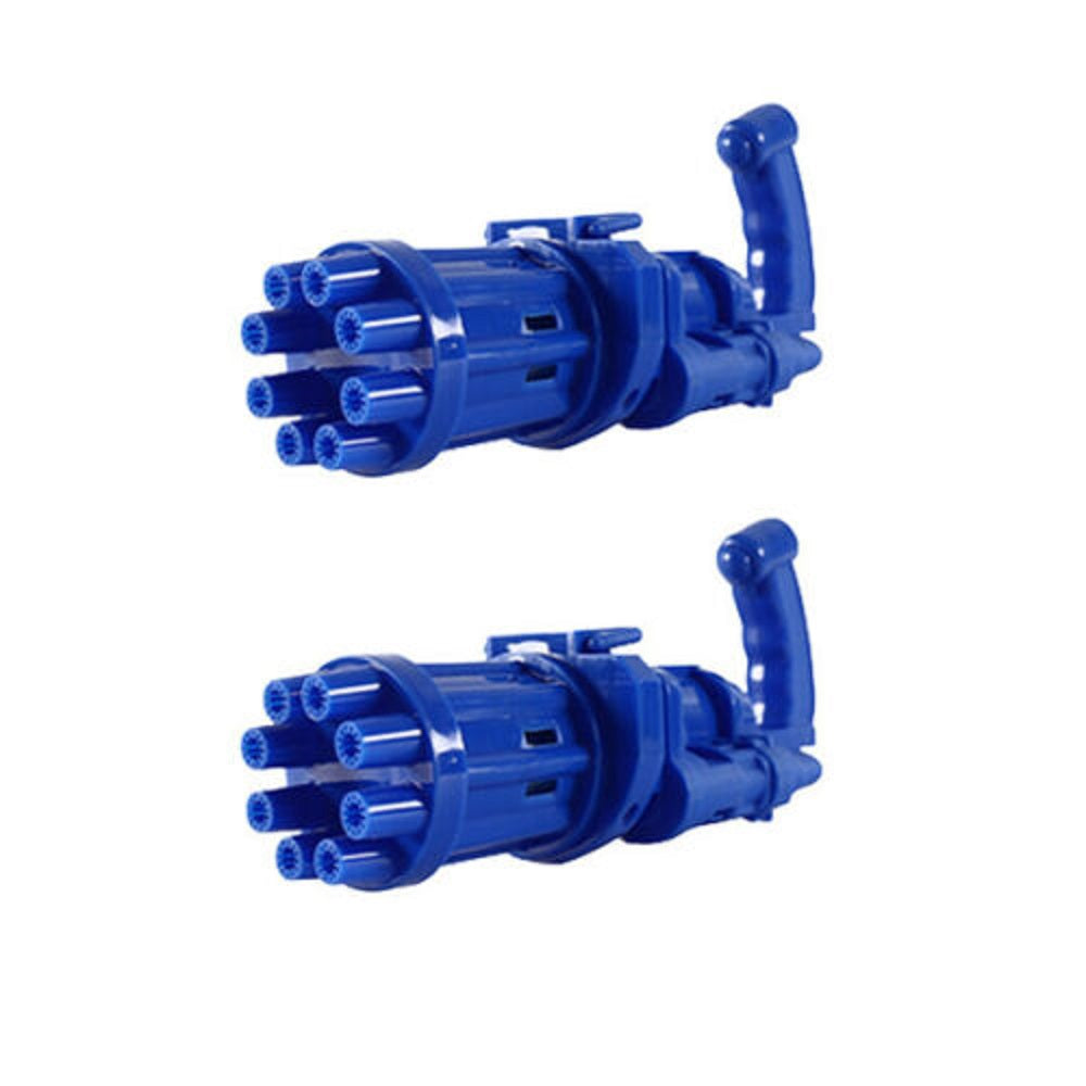 Blue Automatic Bubble Machine Toy Gun K8357