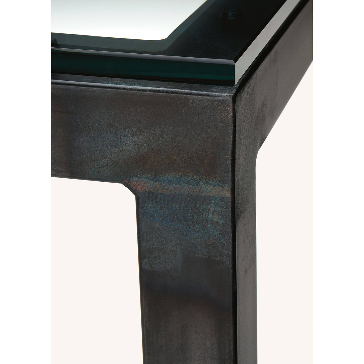 Grey Console Table with Quartz Top O341832