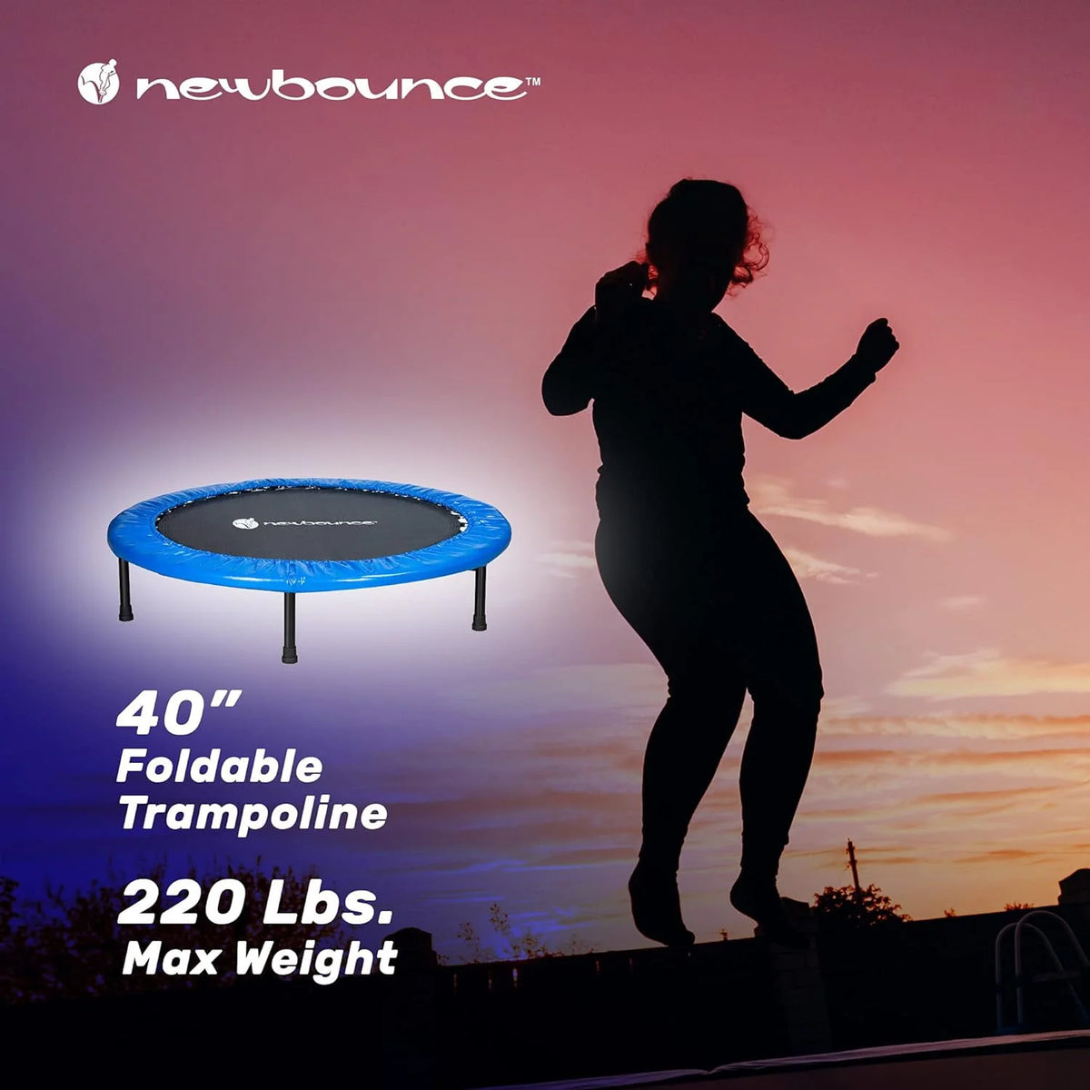 40” Foldable Mini Trampoline S518509