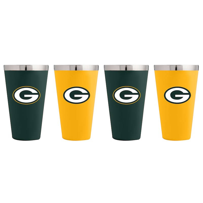 4-Pack Matte Color Stainless Steel Pint N2729