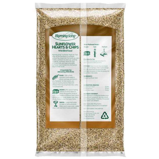 Sunflower Hearts & Chips Wild Bird Food H459