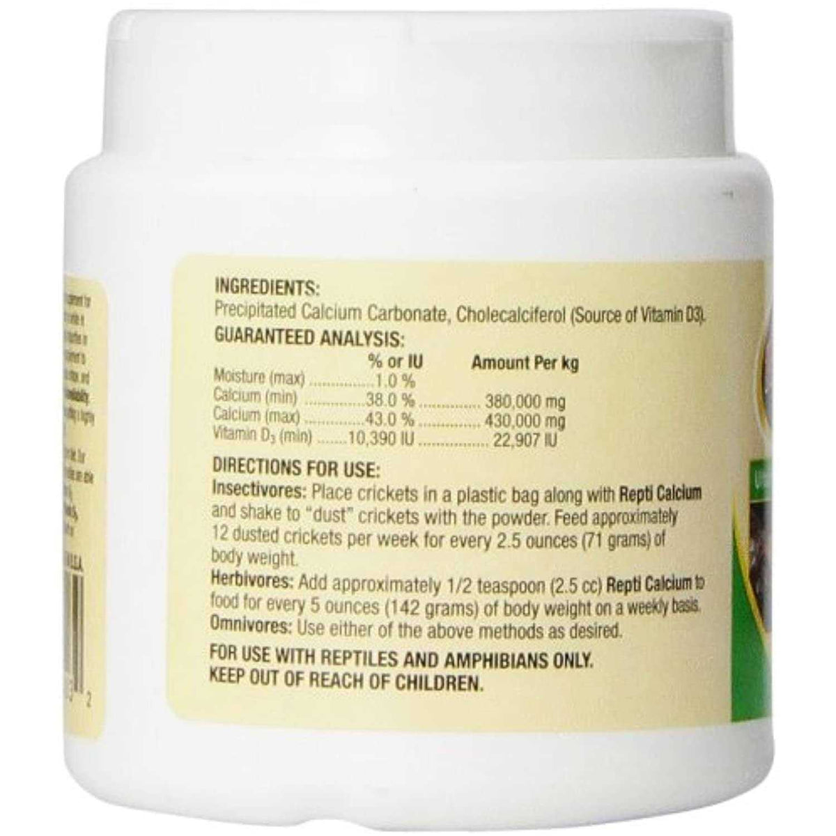 Reptile Calcium with D3 T387