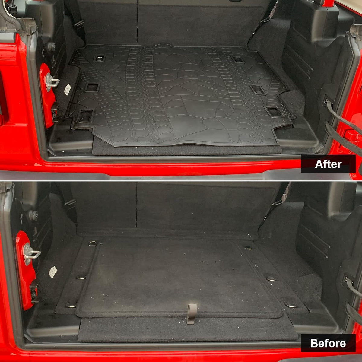 Black All-Weather Trunk Cargo Mat X32092