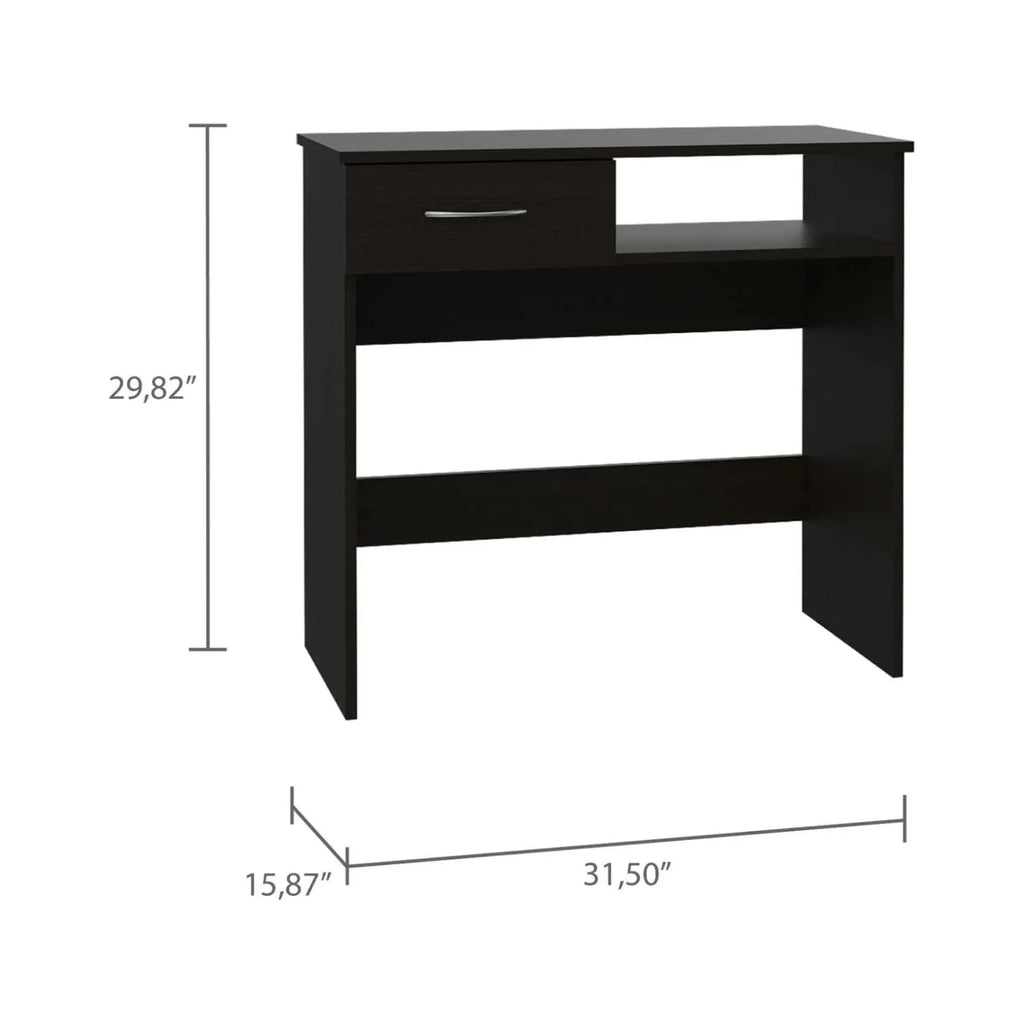 Black Desk & Bookshelf Set G93758