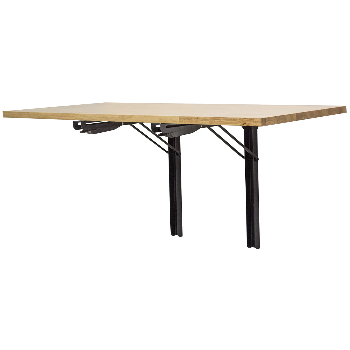 Wall Mounted Folding Steel Hardwood Workbench V100083