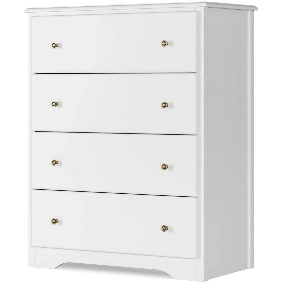 White 4 Drawer Dresser Chest N10291