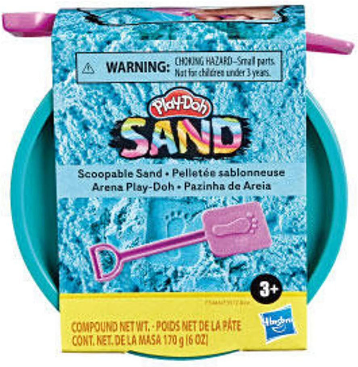 6oz Can Teal Play-Doh Sand with Mini Shovel V51918