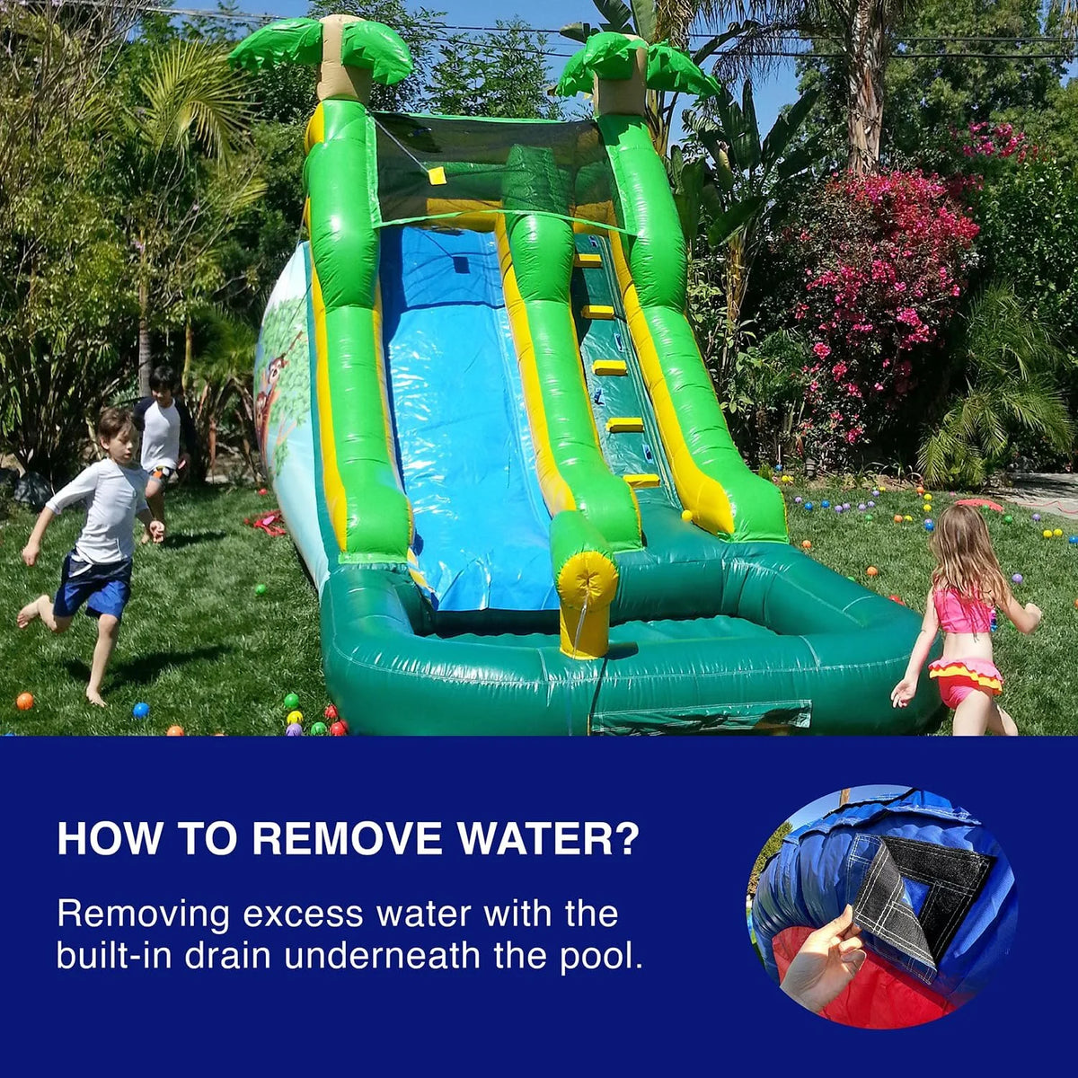 Inflatable Water Slide with Splash Pool H414