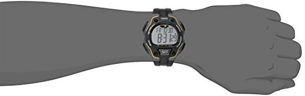 Men's Full-Size Watch Black Resin Strap P7029