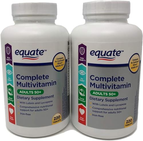 50+ One Daily Complete Multivitamin 200 Ct Pack of Two O7751