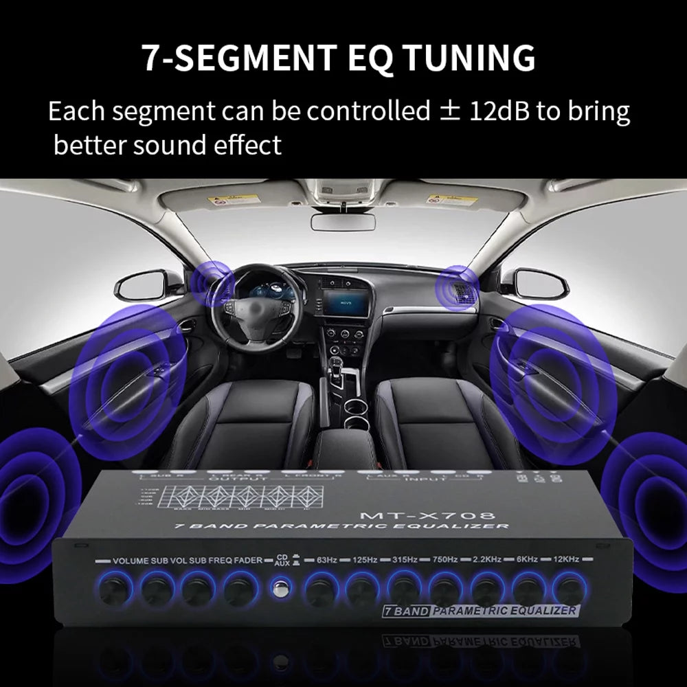 7 Band Car Audio Equalizer S505