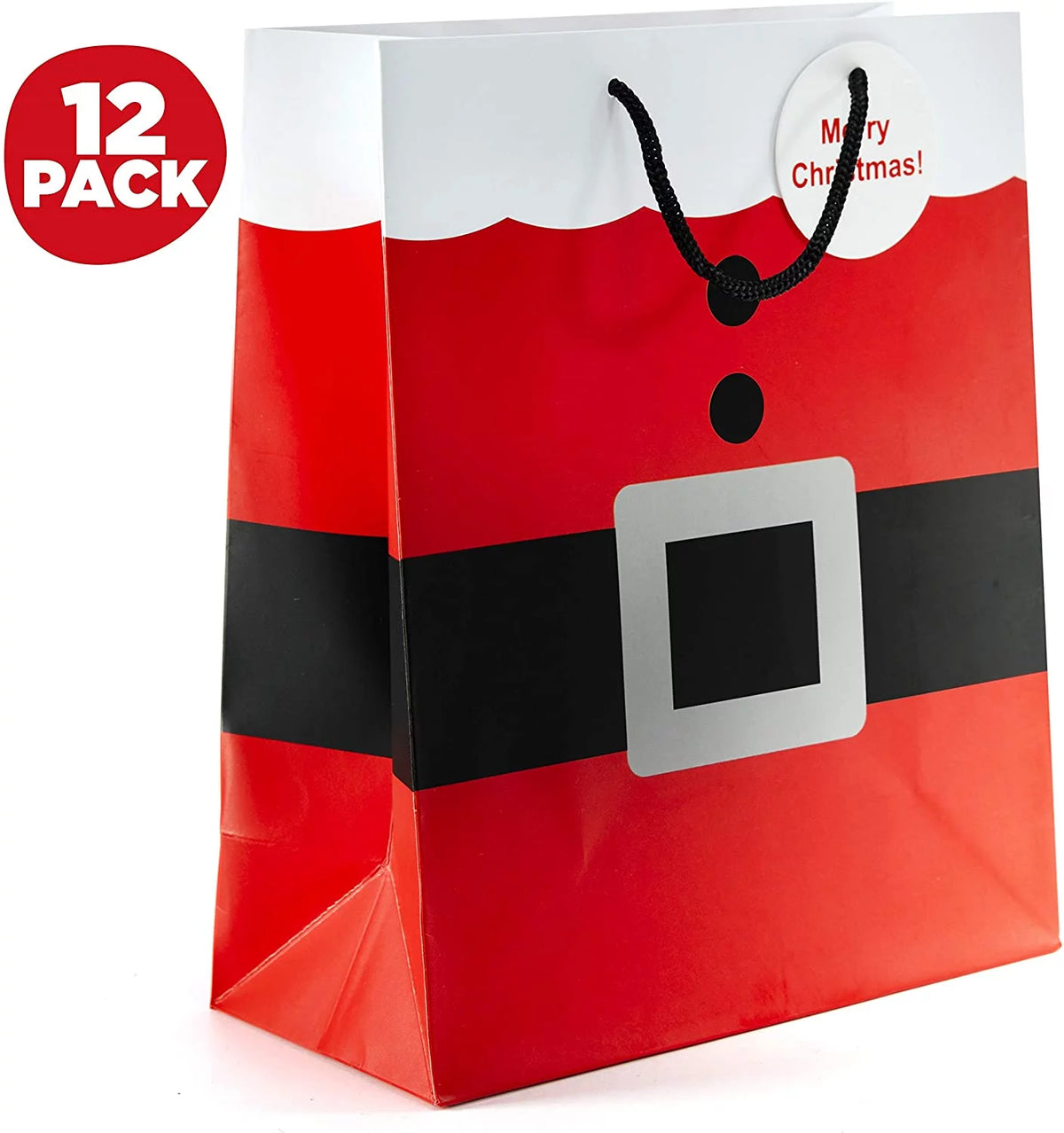 Christmas Gift Bags 12 Piece Pack with Handles F704